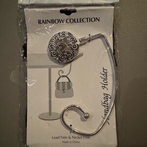 Silver Handbag Holder